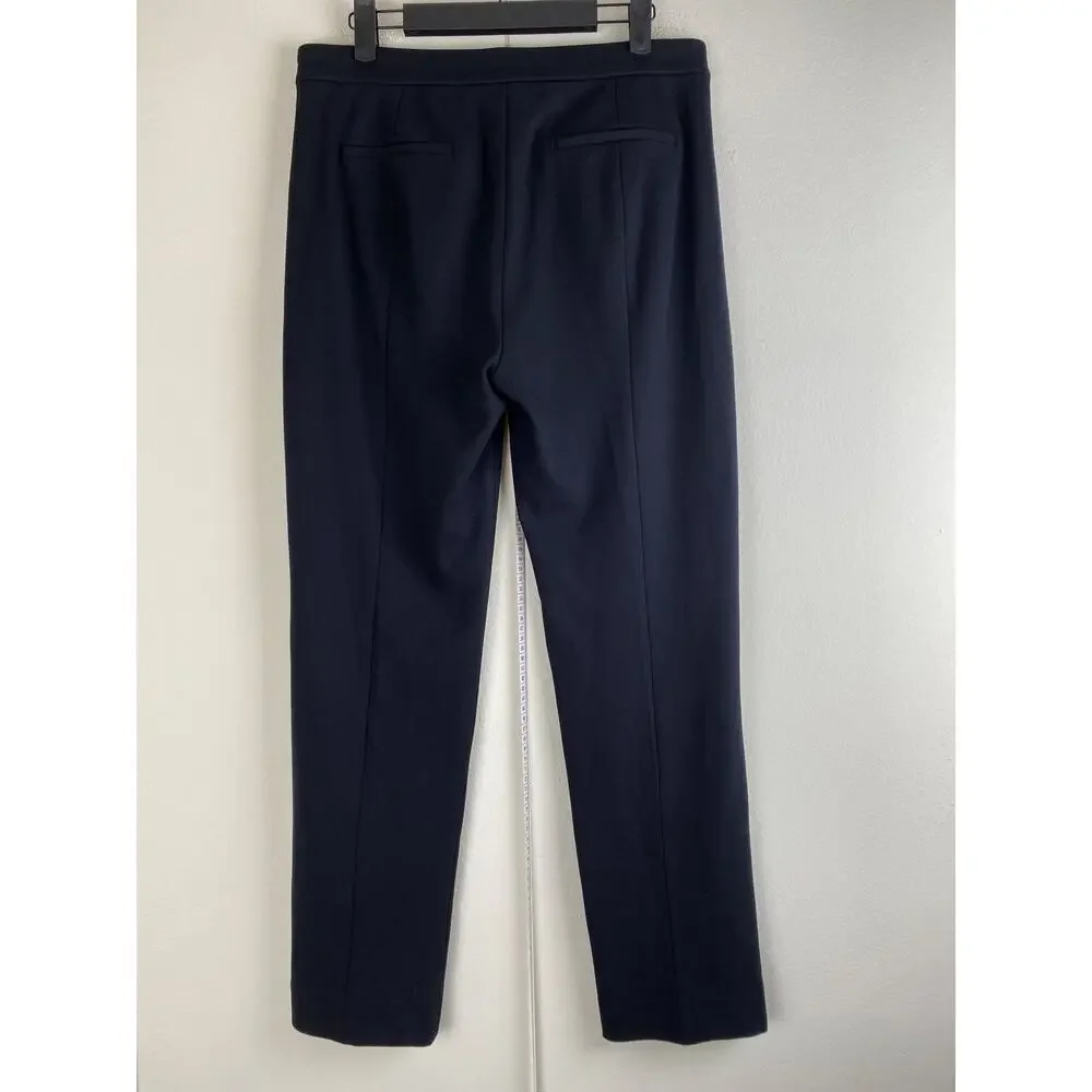 J.Crew Going Out Slim Pant Stretch Twill Black Size 8 NWT